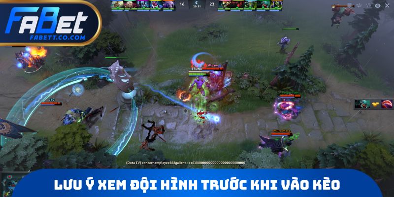 Lưu ý xem draft và đội hình trước khi vào kèo